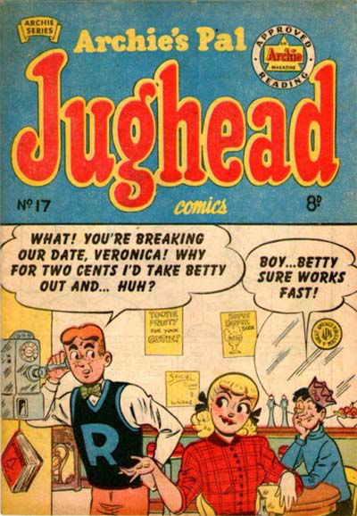 Archie's Pal Jughead Comics (HJ Edwards, 1950? series) #17 [June 1952?]