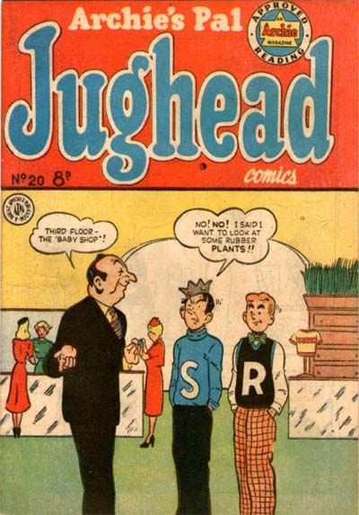 Archie's Pal Jughead Comics  #20 ([September 1952?])
