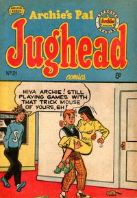 Archie's Pal Jughead Comics (HJ Edwards, 1950? series) #21 [October 1952?]