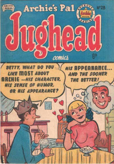 Archie's Pal Jughead Comics (HJ Edwards, 1950? series) #28 [May 1953?]