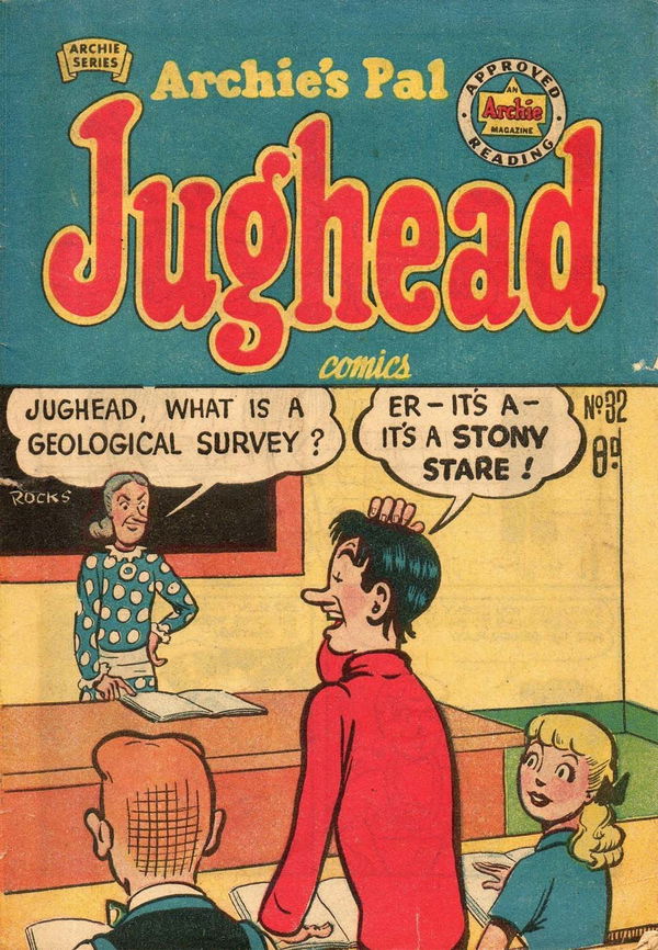 Archie's Pal Jughead Comics (HJ Edwards, 1950? series) #32 ([September 1953?])