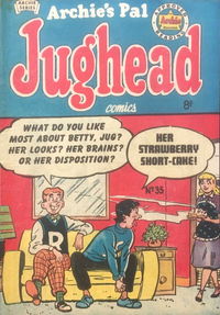 Archie's Pal Jughead Comics (HJ Edwards, 1950? series) #35 [December 1953?]