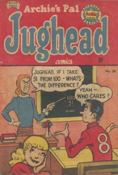 Archie's Pal Jughead Comics (HJ Edwards, 1950? series) #39 ([April 1954?])