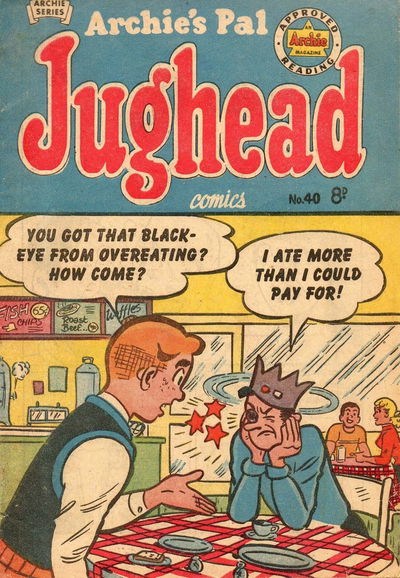 Archie's Pal Jughead Comics (HJ Edwards, 1950? series) #40 [May 1954?]