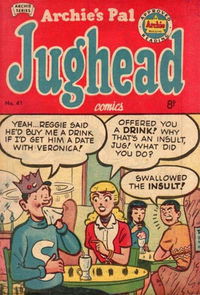 Archie's Pal Jughead Comics (HJ Edwards, 1950? series) #41 [June 1954?]