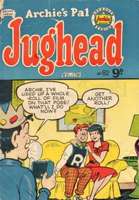 Archie's Pal Jughead Comics (Archie, 1955? series) #82 [November 1956?]