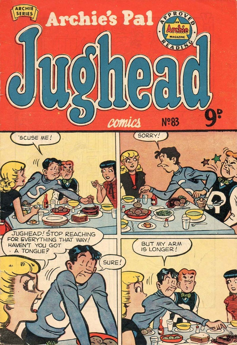 Archie's Pal Jughead Comics (Archie, 1954? series) #83 ([December 1956?])