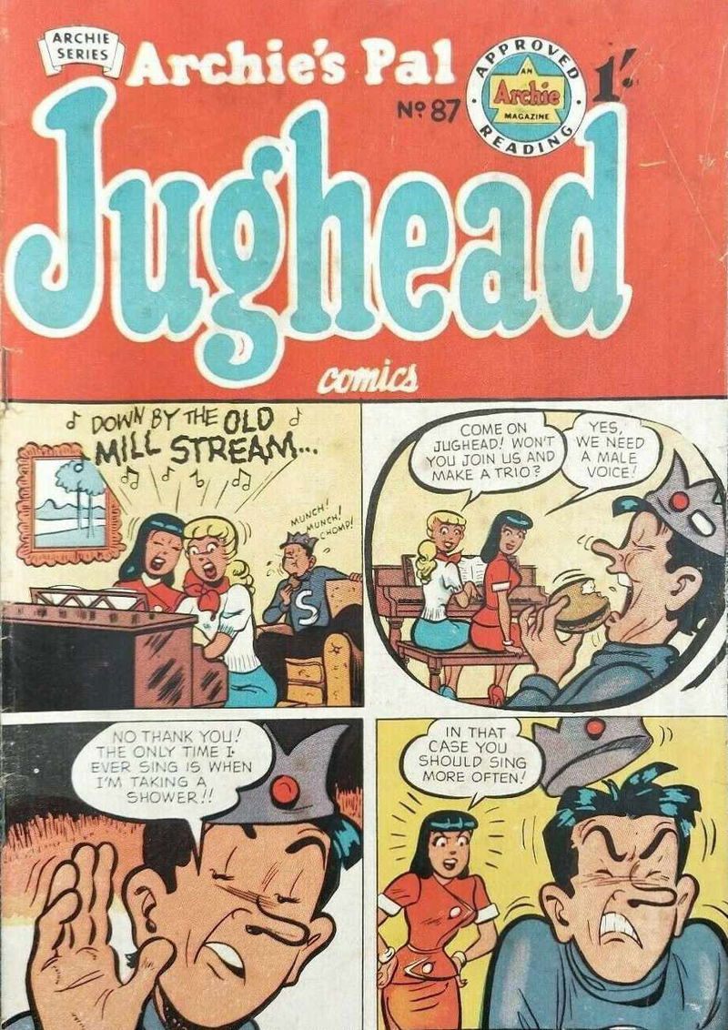 Archie's Pal Jughead Comics (Archie, 1954? series) #87 ([April 1957?])