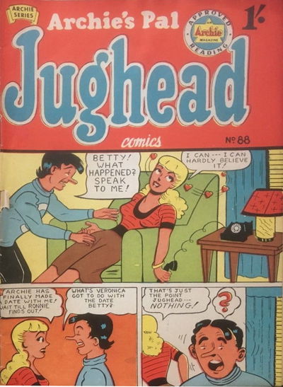 Archie's Pal Jughead Comics (Archie, 1954? series) #88 ([May 1957?])