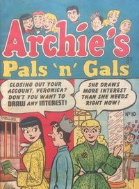 Archie's Pals 'n' Gals (Archie, 1953? series) #10 [April 1953?]