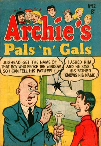 Archie's Pals 'n' Gals (Archie, 1953? series) #12 ([December 1953?])