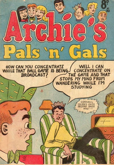 Archie's Pals 'n' Gals (Archie, 1953? series) #20