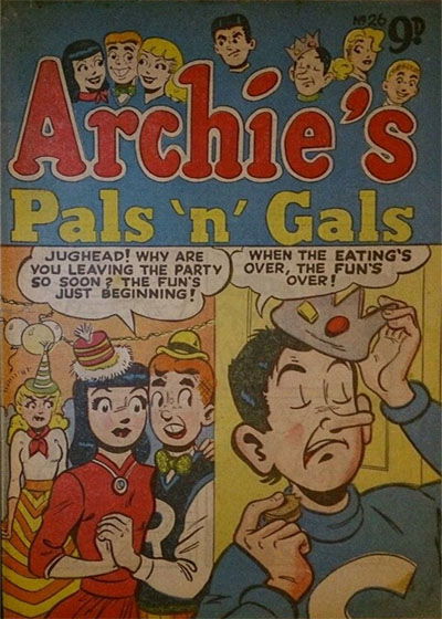 Archie's Pals 'n' Gals (Archie, 1953? series) #26 [August 1954?]