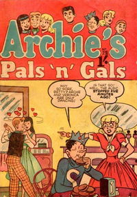 Archie's Pals 'n' Gals (Archie, 1955? series) #28 ([May 1957?])