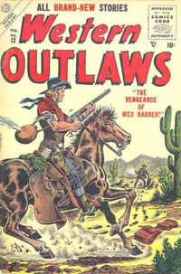 Western Outlaws (Warwick [Atlas], 1954 series) #13 (February 1956)