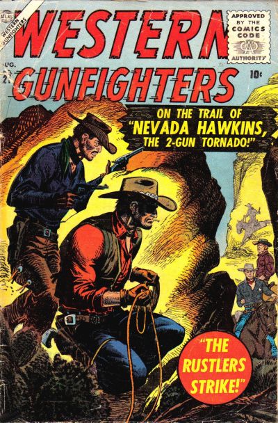 Western Gunfighters (Atlas [Marvel], 1956 series) #21 (August 1956)