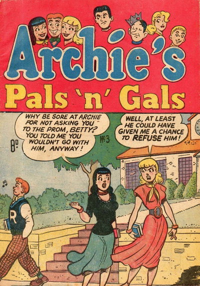 Archie's Pals 'n' Gals  #3 ([September 1952?])