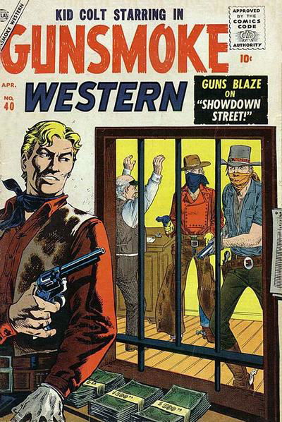 Gunsmoke Western (Marvel, 1955 series) #40 (April 1957)