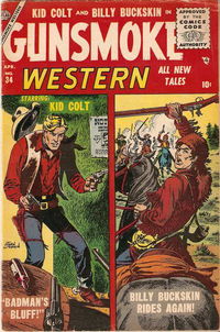 Gunsmoke Western (Marvel, 1955 series) #34 April 1956