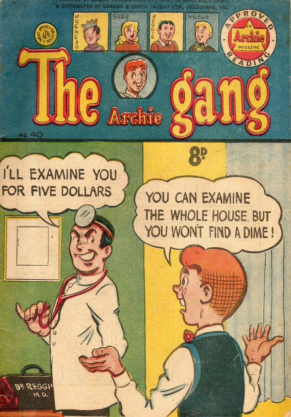 The Archie Gang (Archie, 1953? series) #40 ([October 1954?])