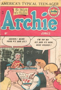 Archie Comics (HJ Edwards, 1950 series) #12 [1951?]