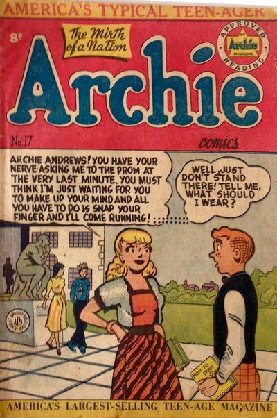 Archie Comics (HJ Edwards, 1950 series) #17 [November 1951?]