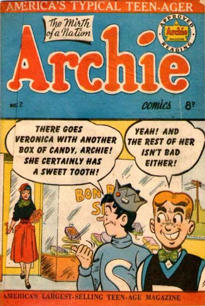 Archie Comics (HJ Edwards, 1950 series) #22 [April 1952?]