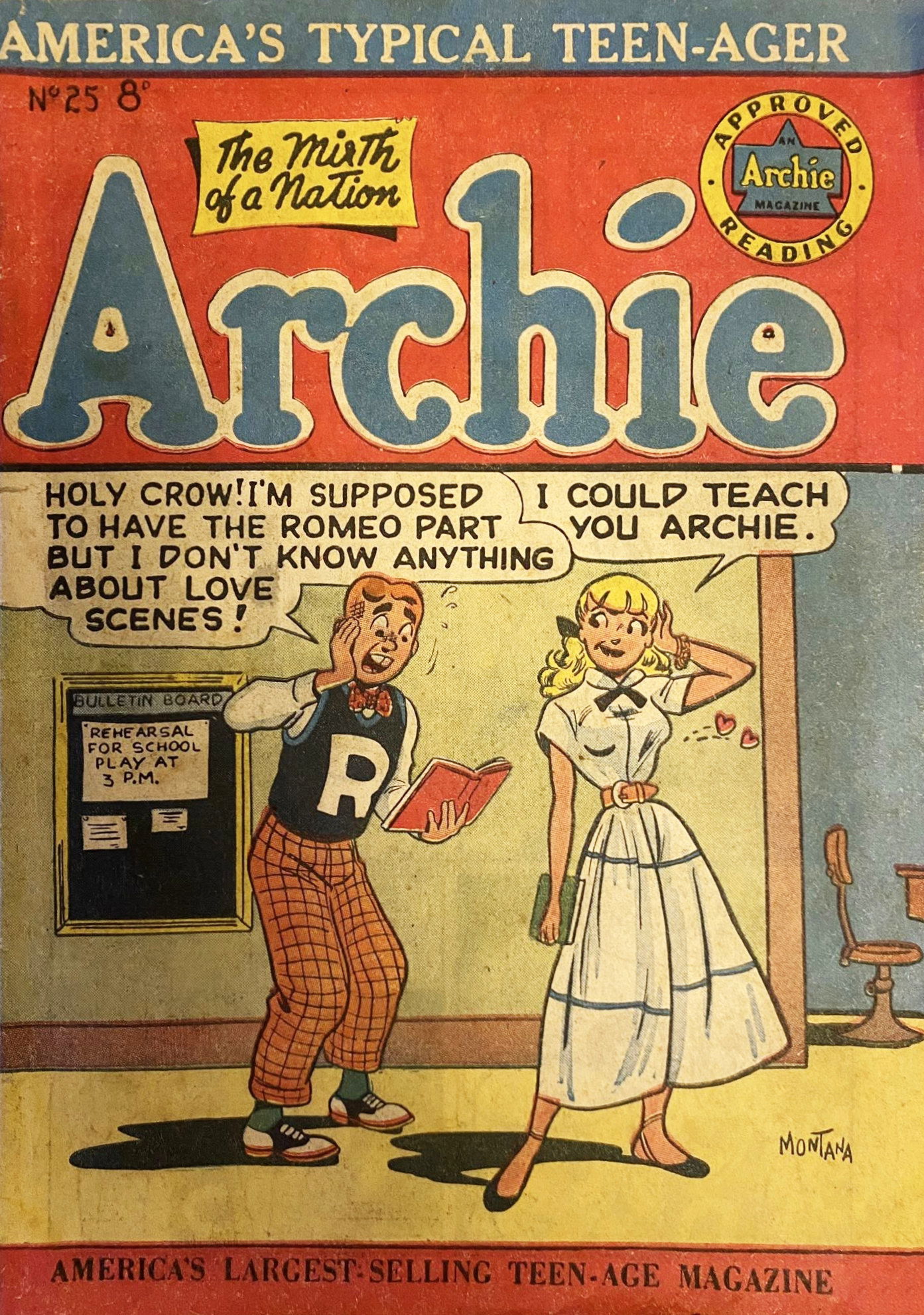 Archie Comics (HJ Edwards, 1950 series) #25 ([July 1952?])