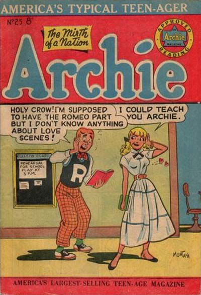 Archie Comics (HJ Edwards, 1950 series) #25 [July 1952?]