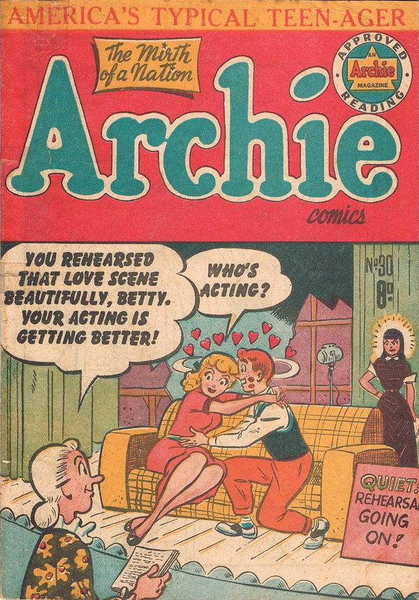 Archie Comics (HJ Edwards, 1950 series) #30 (1952)