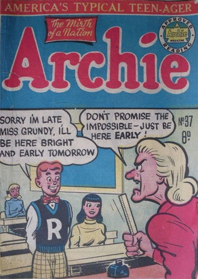 Archie Comics (HJ Edwards, 1950 series) #37 ([July 1953?])