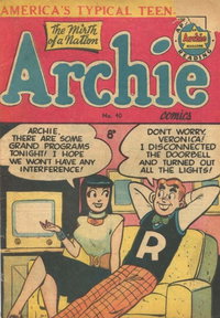 Archie Comics (HJ Edwards, 1950 series)  #40 ([October 1953?])