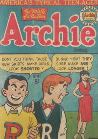 Archie Comics (HJ Edwards, 1950 series)  #41 ([November 1953?])