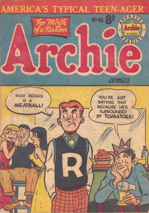 Archie Comics (HJ Edwards, 1950 series) #43 ([January 1954?])