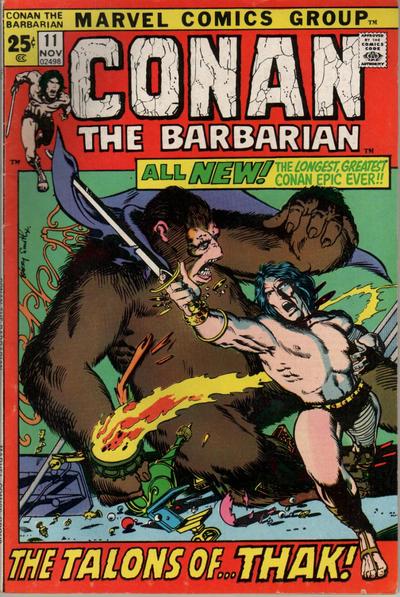 Conan the Barbarian  #11 (November 1971)