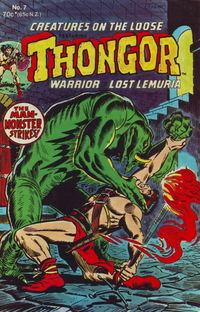 Creatures on the Loose! (Yaffa, 1978 series) #7 — Thongor Warrior of Lost Lemuria ([January 1981?])