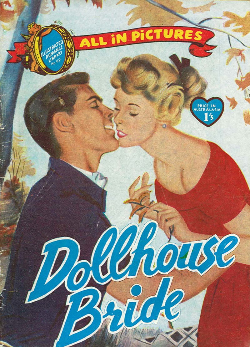 Illustrated Romance Library (Jubilee, 1958 series) #69 — Dollhouse Bride ([August 1958?])