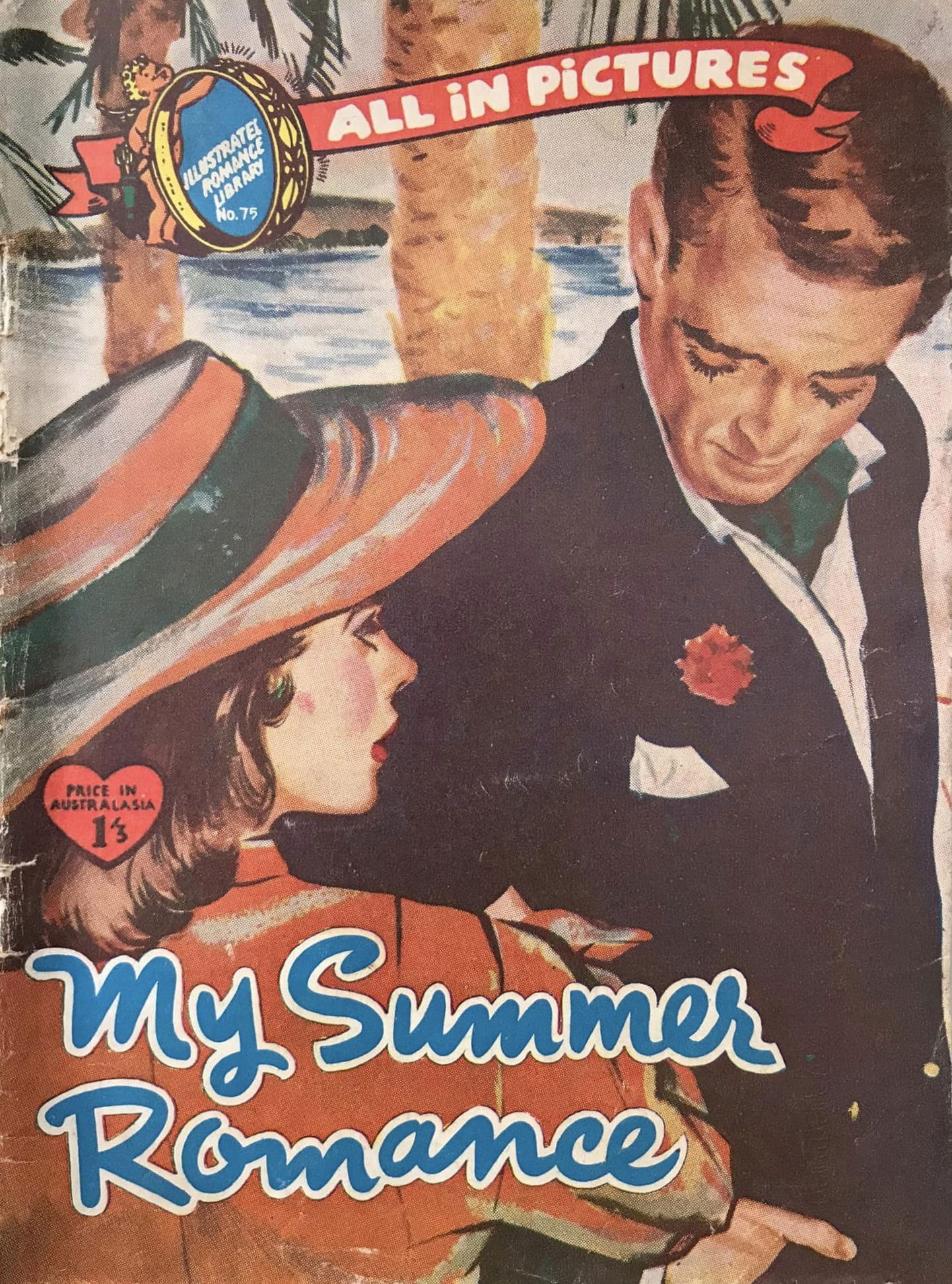 Illustrated Romance Library (Jubilee, 1958 series) #75 — My Summer Romance ([November 1958?])