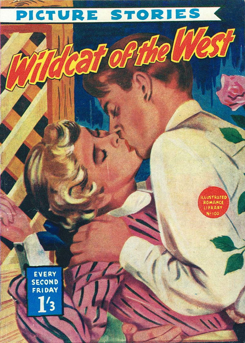 Illustrated Romance Library (Junior Readers, 1959 series) #100 — Wildcat of the West ([November 1959?])