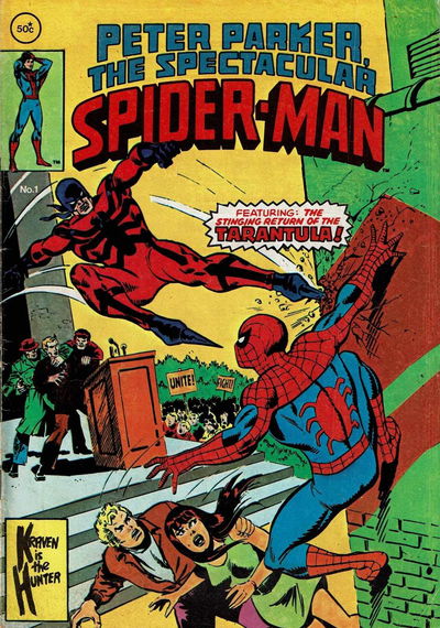 Peter Parker, the Spectacular Spider-Man (Yaffa/Page, 1977 series) #1 [November 1977]