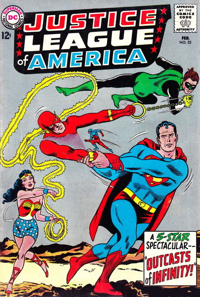 Justice League of America (DC, 1960 series) #25 February 1964