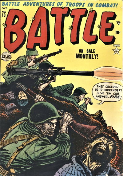 Battle (Atlas [Marvel], 1951 series) #13 October 1952