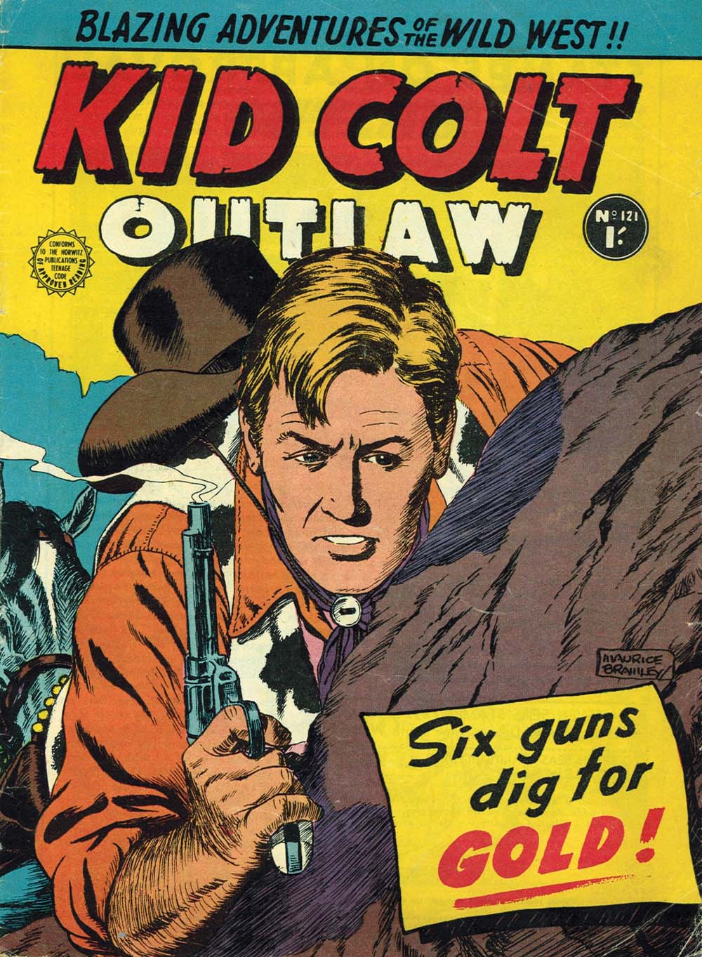 Kid Colt Outlaw (Horwitz, 1959 series) #121 ([September 1961])