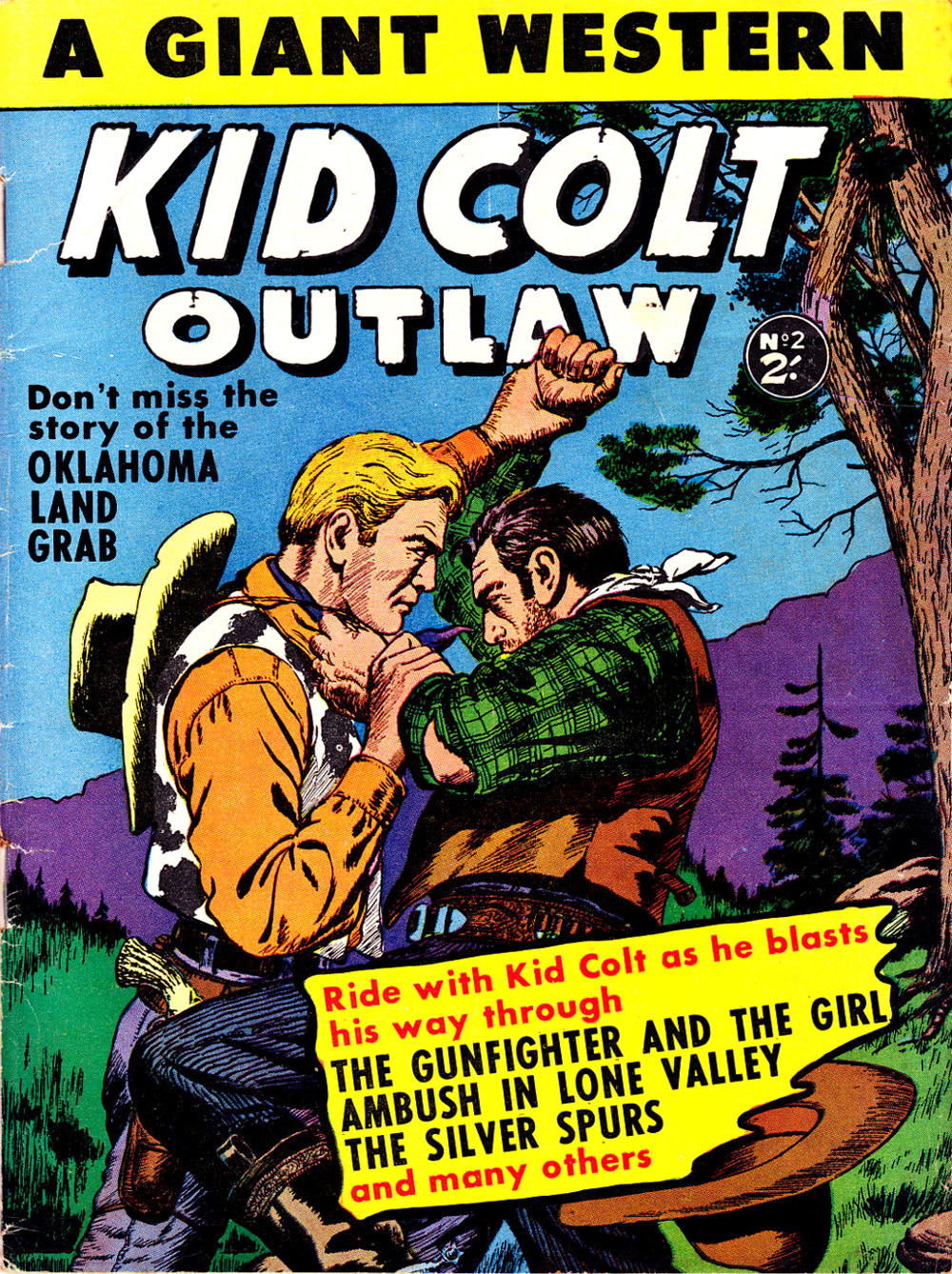 Kid Colt Outlaw: a Giant Western (Horwitz, 1958 series) #2 ([July 1958?])