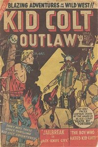 Kid Colt Outlaw (AGP, 1952 series) #1 — Untitled