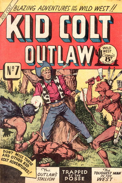 Kid Colt Outlaw (AGP, 1952 series)  #7 ([August 1952?])