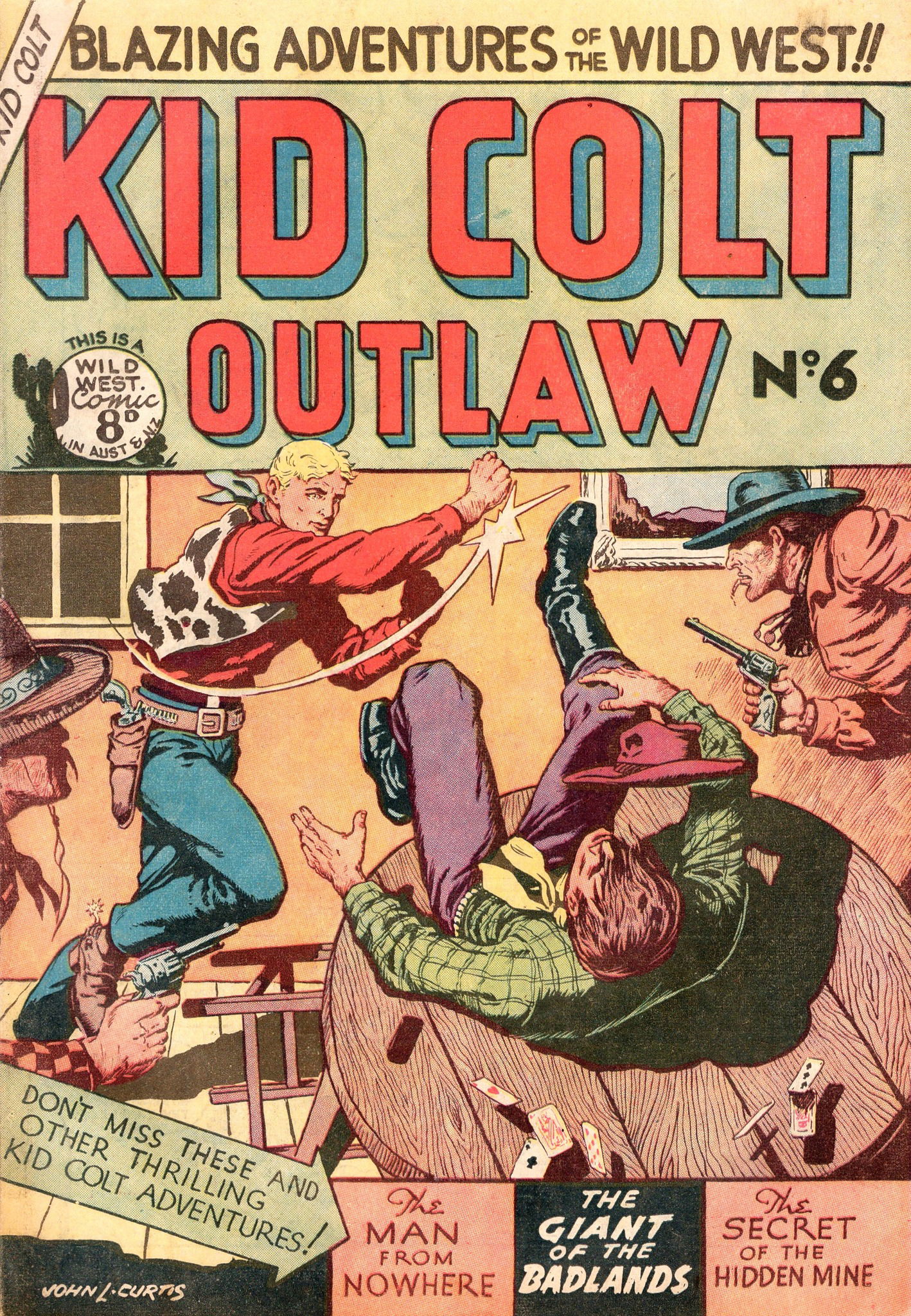 Kid Colt Outlaw (AGP, 1952 series) #6 ([July 1952?])