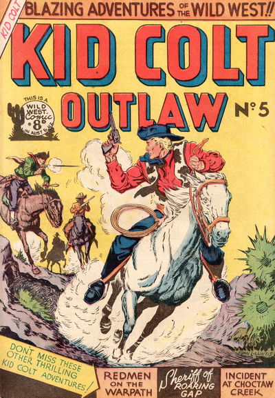 Kid Colt Outlaw (AGP, 1952 series)  #5 ([June 1952?])