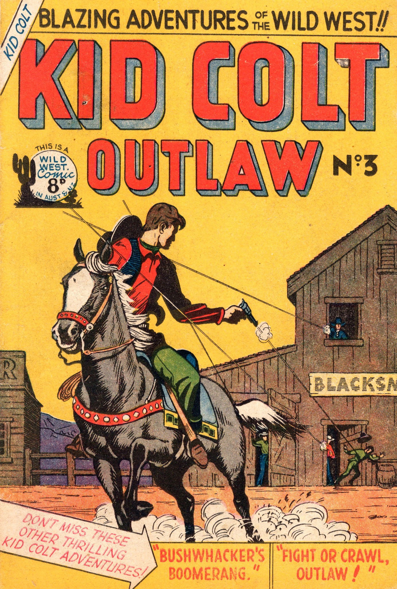 Kid Colt Outlaw (AGP, 1952 series) #3 ([April 1952?])