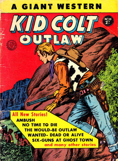 Kid Colt Outlaw: a Giant Western (Horwitz, 1958 series) #10 [May 1959]